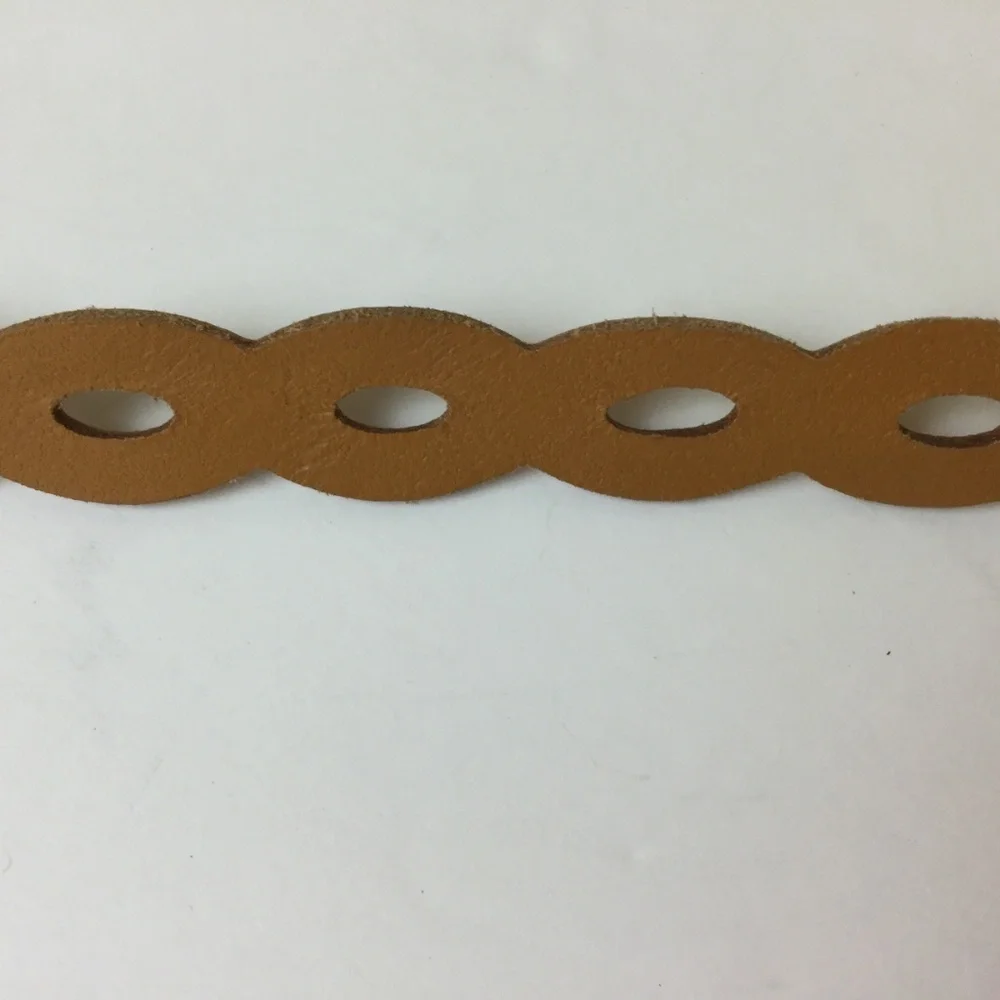 FOSSIL Women's Belt Cut Out Leather Brown